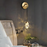 Aurelia Modern Faceted Crystal Wall Sconce - YhLamps
